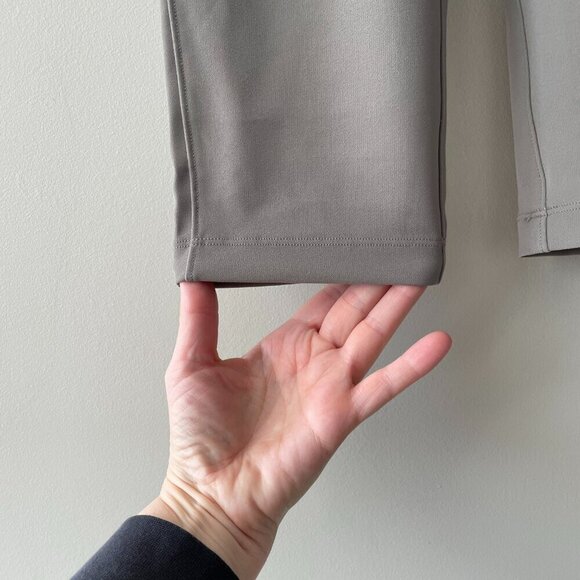 Lululemon On the Fly 7/8 *Woven Mid Rise Straight Leg Pants Carbon Dust Gray 2 - Picture 7 of 9